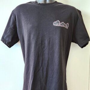 Balmain Club Paris T-Shirt Men's Size Large Black Graphic